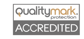 An image of Quality Mark Protection Accredited logo