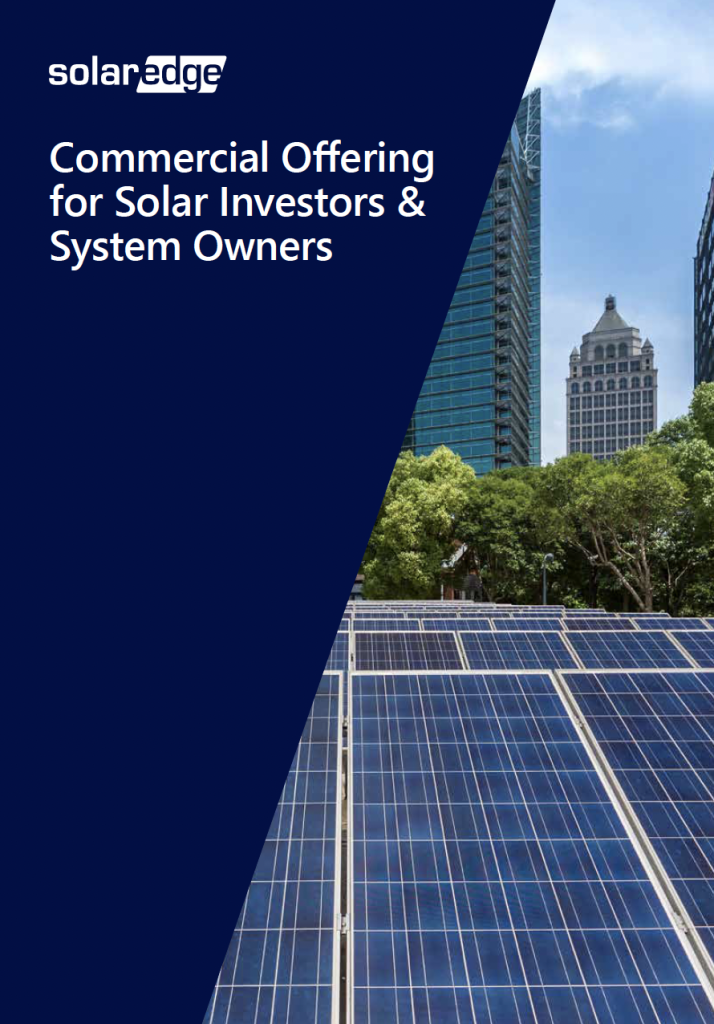 Image of SolarEdge brochure on SolarEdge Optimiser/Inverter FAQ Page