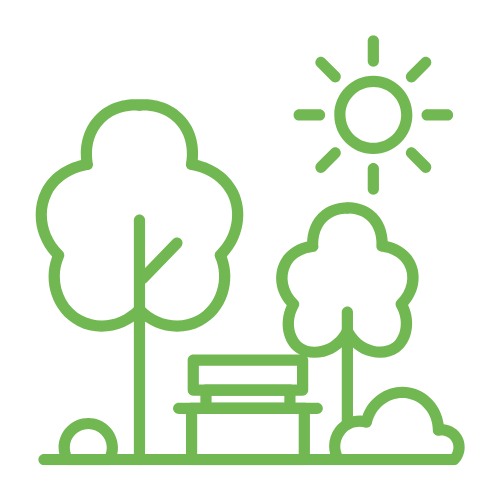 Recreation grounds and car parks